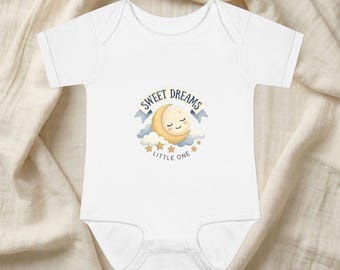 Body para Bebê Lua dos Sonhos | Camiseta de Dormir para Berçário, Body para Recém-Nascido