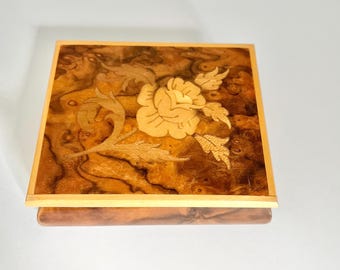 Italian Made Wooden Jewelery Box