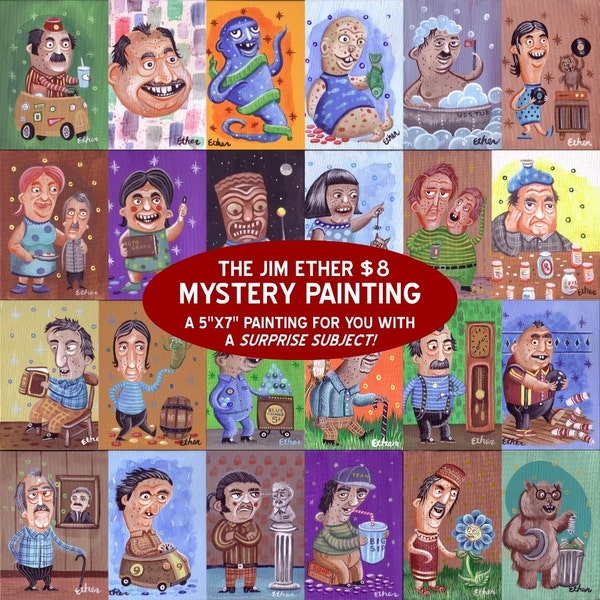 The Jim Ether Eight Dollar Mystery Painting