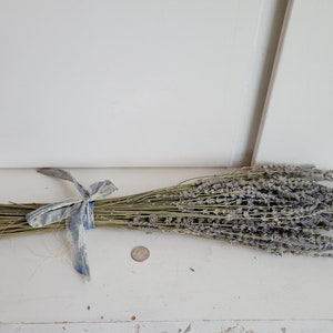 Dried Lavender Stems Bundle Dried Flowers Natural Decor Antique Farmhouse French Country Shabby Chic image 8