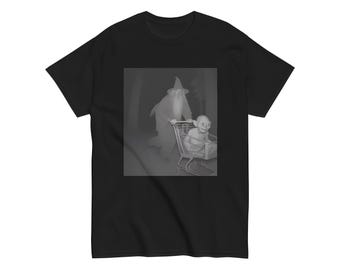 Funny Wizard and Gollum  – T-Shirt Fantasy Graphic Tee – Quirky Shirt in Multiple Colors