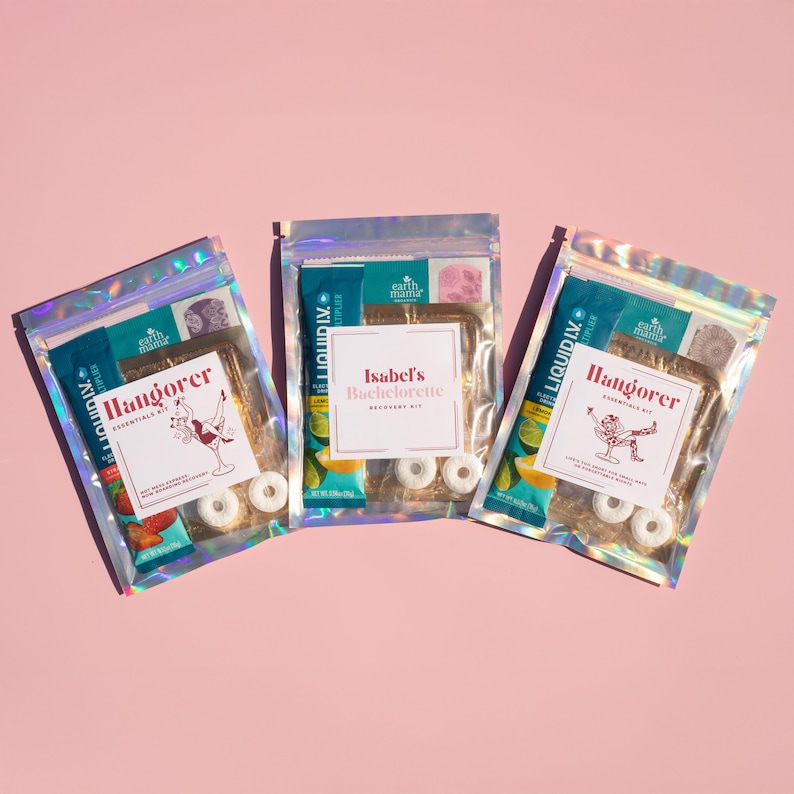 Kit Ressaca para Madrinhas | Lembrancinhas para Chá de Panela, Lembrancinhas de Festa | Kits de Recuperação para Despedida de Solteira imagem 2