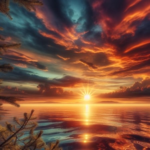 sunrise | wall art | sunset| art | printable art
