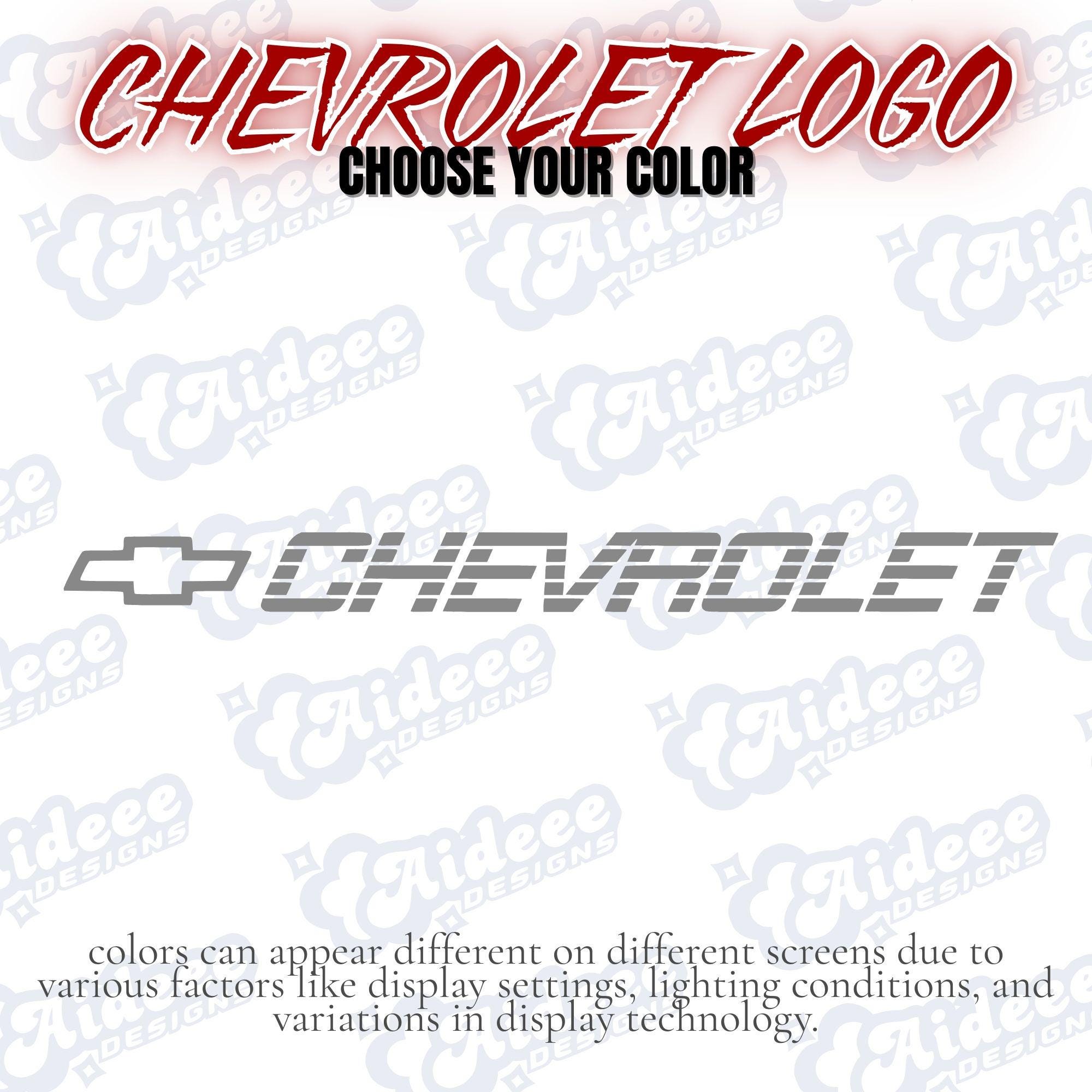 Silverado Lettering Vector Chevrolet Decal Sticker Tailgate Truck 1500 Silverado Lettering 454 SS ...