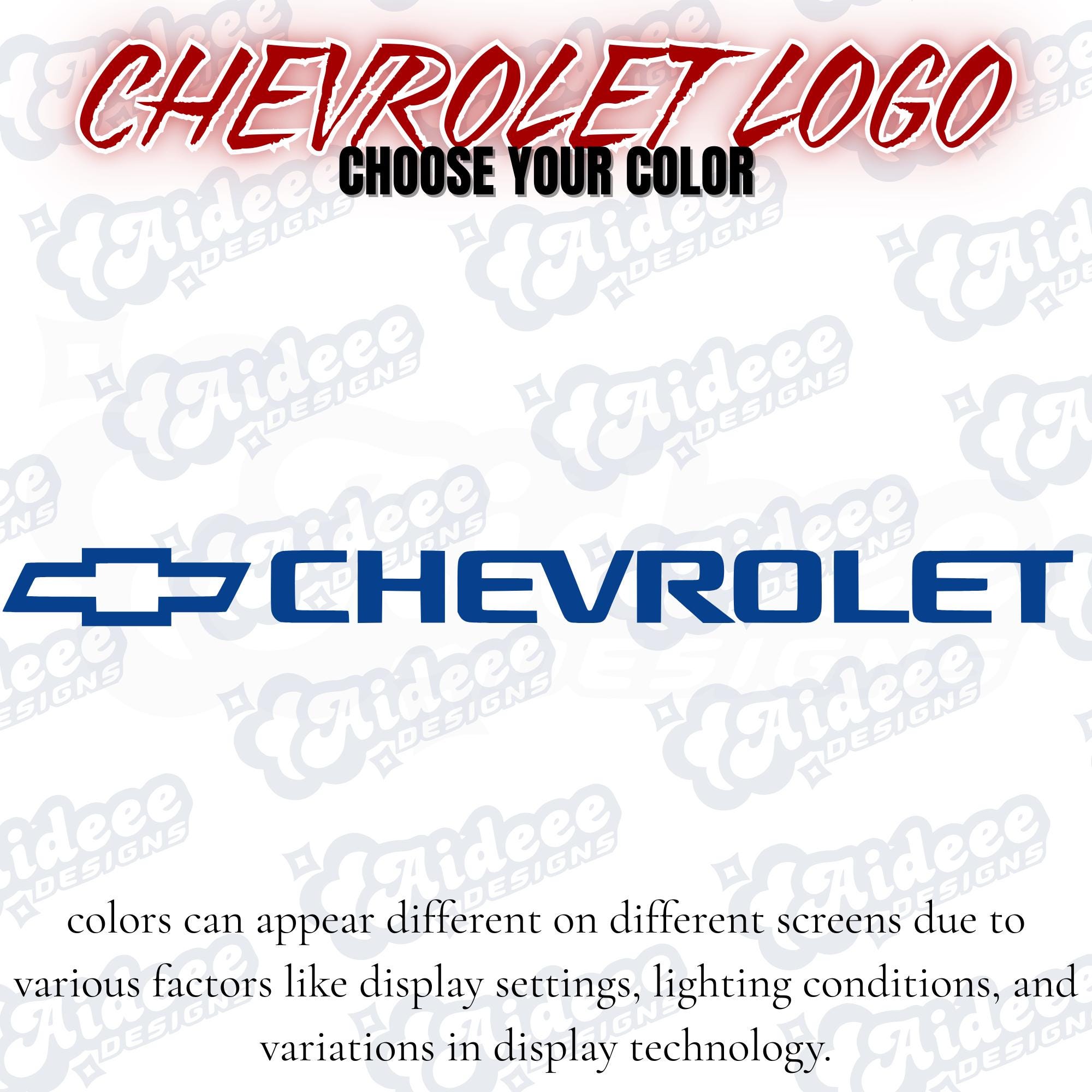 Chevrolet Decal Sticker Tailgate Truck Lettering 1500 Silverado Vinyl ...