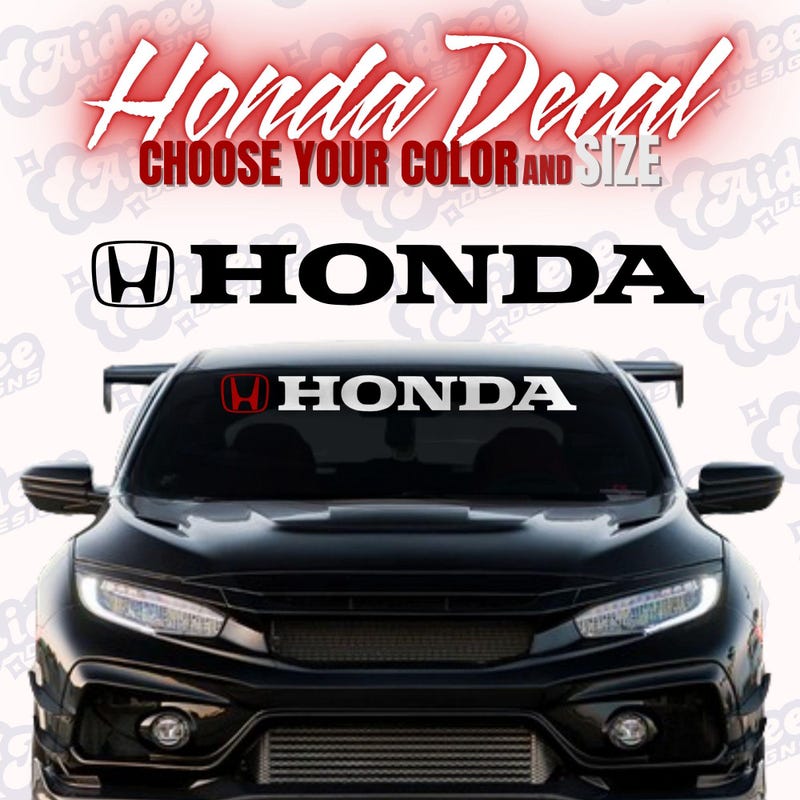Honda Decal Stickers - Etsy