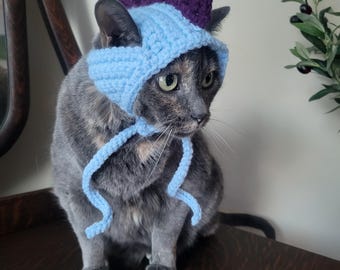 Dino Crochet Cat Hat