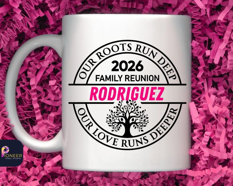 Family Reunion 2026 SVG PNG, Custom Family Name Reunion Design, Our Roots Run Deep Svg, Tree of Life Reunion, Matching Family Shirt svg image 9