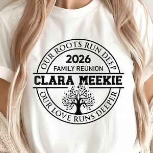 Family Reunion 2026 SVG PNG, Custom Family Name Reunion Design, Our Roots Run Deep Svg, Tree of Life Reunion, Matching Family Shirt svg image 13