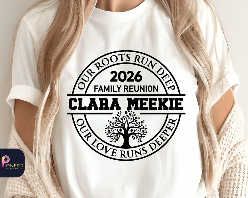 Family Reunion 2026 SVG PNG, Custom Family Name Reunion Design, Our Roots Run Deep Svg, Tree of Life Reunion, Matching Family Shirt svg image 13