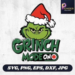 Christmas Grinchmas PNG, Christmas Season Png, Green Fur Png, Grinchmas Mode On Png, Christmas Sublimation, Holiday PNG, Digital Download
