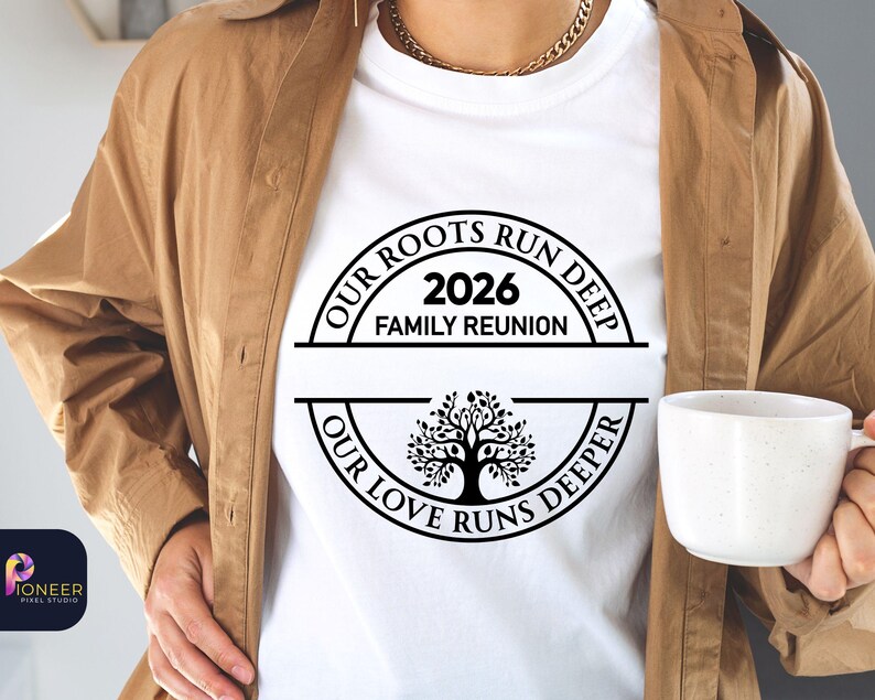 Family Reunion 2026 SVG PNG, Custom Family Name Reunion Design, Our Roots Run Deep Svg, Tree of Life Reunion, Matching Family Shirt svg image 15