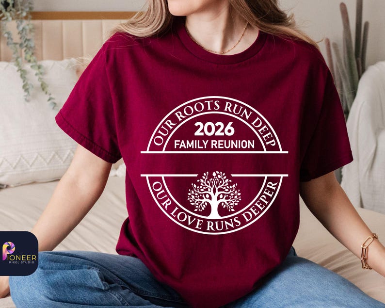 Family Reunion 2026 SVG PNG, Custom Family Name Reunion Design, Our Roots Run Deep Svg, Tree of Life Reunion, Matching Family Shirt svg image 12