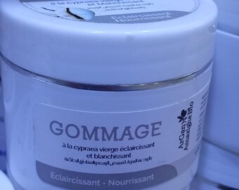 Moroccan Cowrie Shell Face Scrub – Traditional Natural Exfoliating Powder from Souss Massa Agadir Morocco, Authentic Moroccan Beauty Ritual