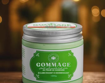 Face and body scrub. Natural with prickly pear | Radiant complexion & Intense hydration