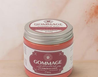 Natural Nourishing Scrub with Aker Fassi – 200g | Radiance & Softness.