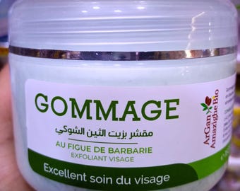 Moroccan Prickly Pear Face Scrub | Natural Moroccan Skincare from Souss Massa Agadir | Organic Argan Oil