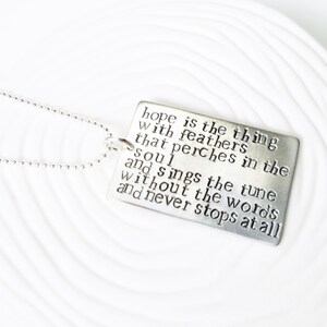 Literary Quote or Poetry Verse Hand Stamped Personalized | Etsy