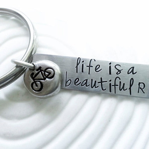 Bicycle Keychain Etsy