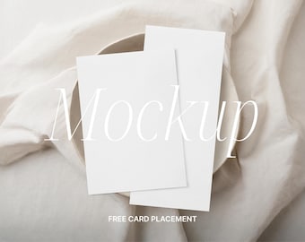 Modelo de cartão mockup minimalista, modelo de menu de casamento, lista de modelos, programa flatlay moderno, modelo digital de cartão 4x9, 5x7, chá de bebê