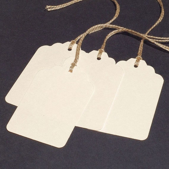 Kraft Hang Tags Blank Retail Price Tags Gift and Thank You 