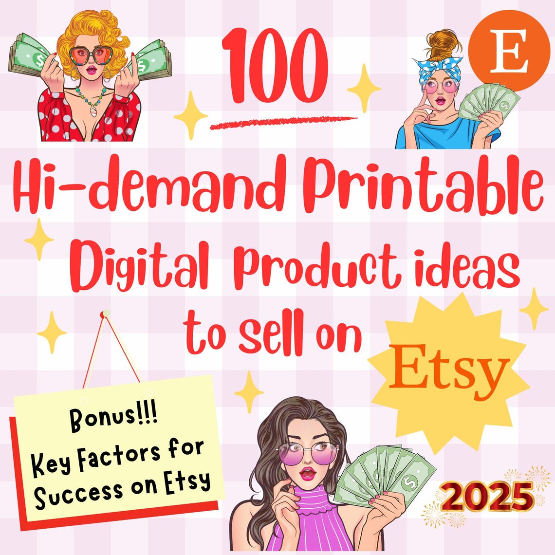 100 Printable Digital Product Ideas for Etsy 2025 (instant Download ...