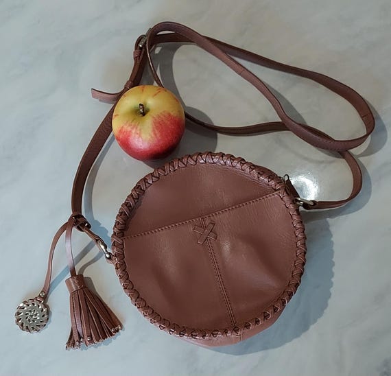 Crossbody leather bag by Jack Rogers. 8" round 2.… - image 1