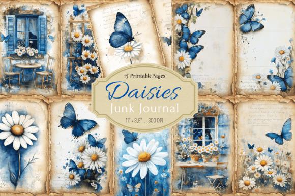 Handmade Daisy Junk Journal: Vintage-Inspired Art Journal