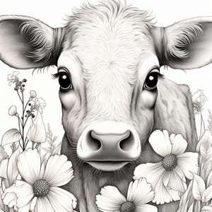 Baby Farm Animal Coloring Pages: Toddler & Preschool Activity (Instant Download)
