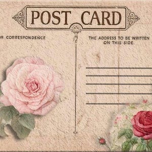 Authentic Vintage Postcard – Antique Ephemera for Journaling, Scrapbooking, Collage Art, Home Décor & Collectors