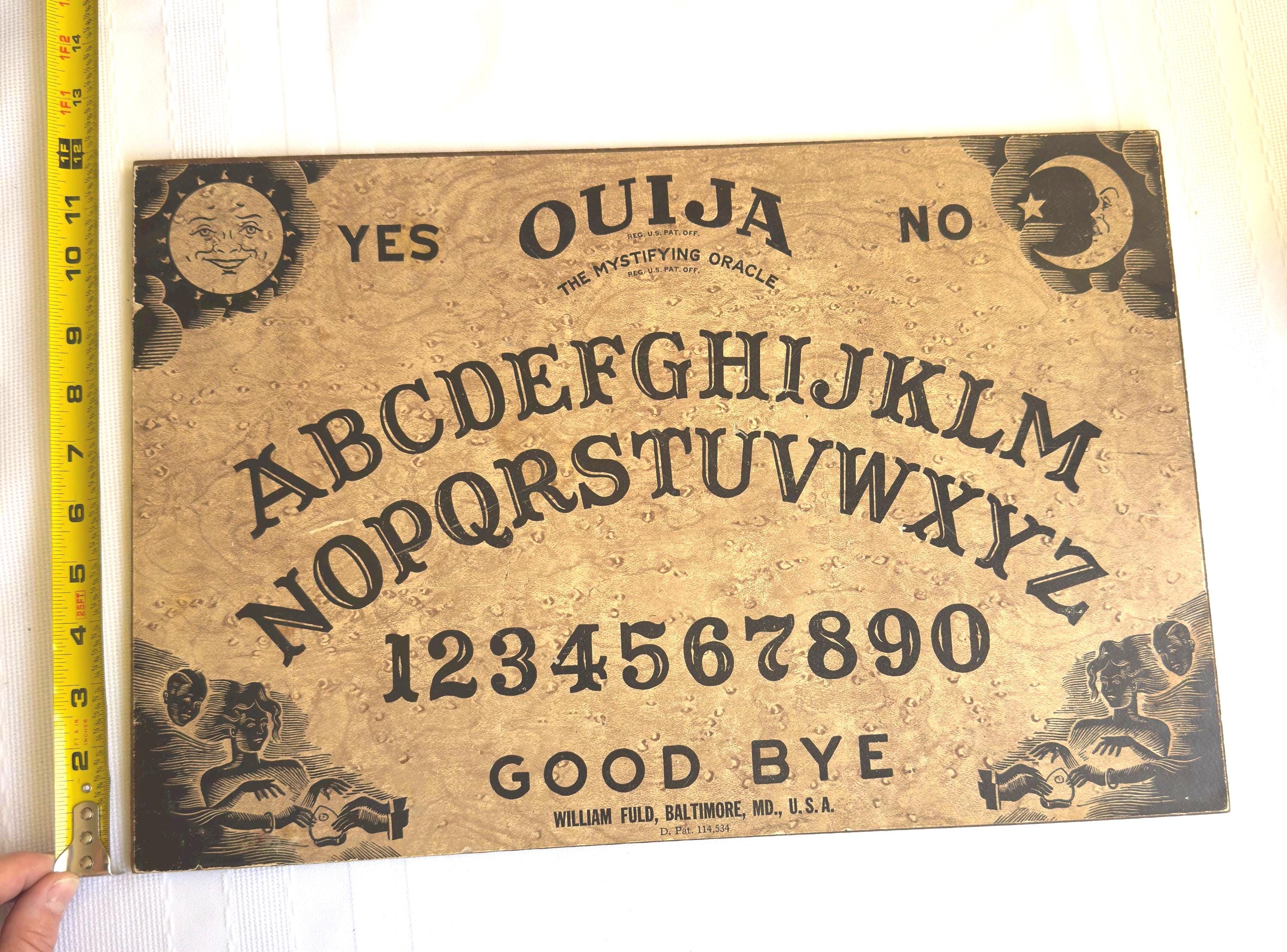 Ouija Board Only “the Mystifying Oracle” William Fuld Baltimore MD