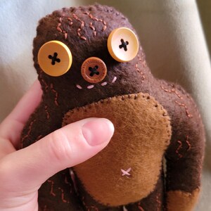 Handmade Bigfoot Plush Doll