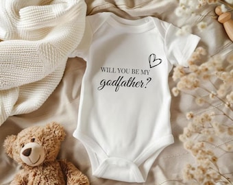 Godfather Announcement Baby Vest: Pregnancy Reveal Gift