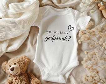 Godparent Announcement Baby Vest: Pregnancy Reveal Gift