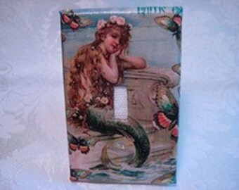 Mermaid Light Switch Plate Cover