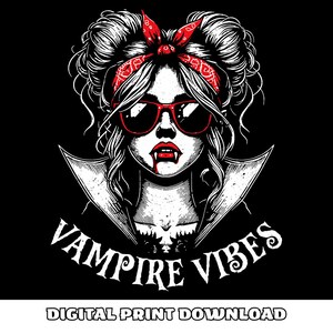 File PNG Vampire Vibes Gothic Girl Illustration – Dark Aesthetic Digital Art