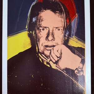 Andy Warhol: “Jimmy Carter di Andy Warhol, 1976”.