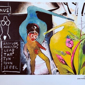 Jean-Michel Basquiat: “Ex-ringeye”. Signed and numbered, lithograph.