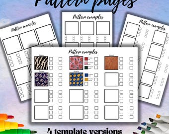 Alcohol Markers Practice Page Printable Coloring Practice Instant ...