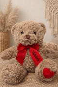 Personalised valentines bear product logo