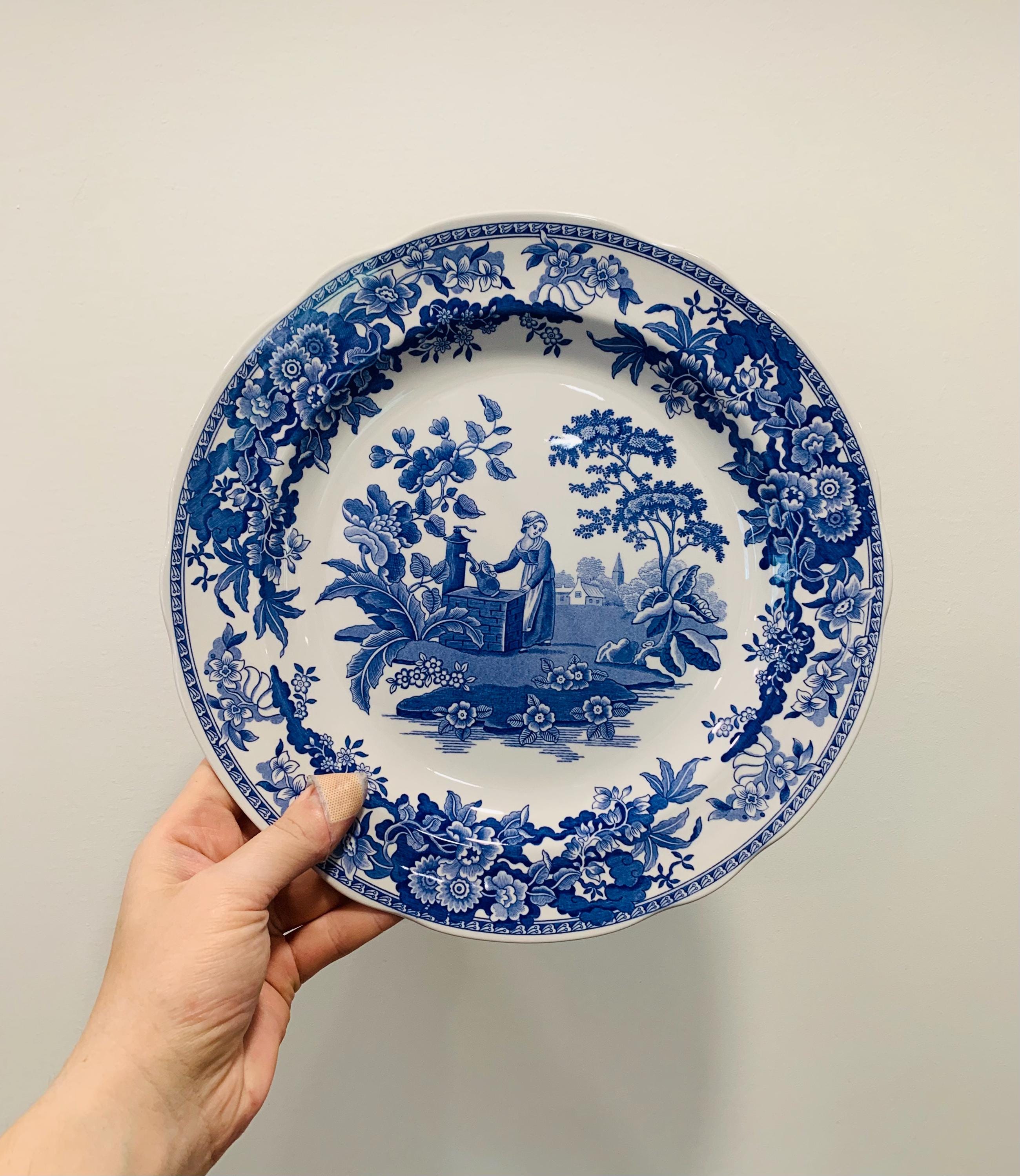 Spode Girl at Well - Etsy