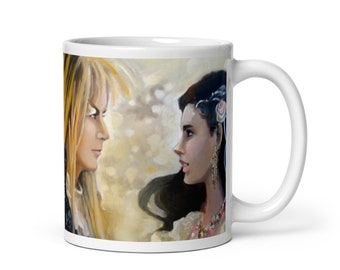 David Bowie Labyrinth Illustrated Mug -Choose your size!