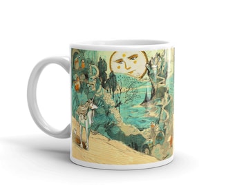 Magical Unicorn Mug - Illustrated- Animated movie Fanart mug- Choose your size!