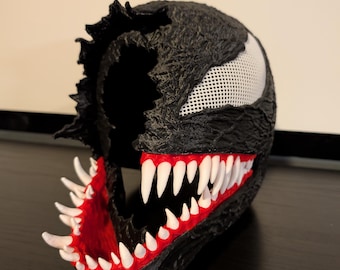 Maschera/casco mezza faccia Venom (Cosplay)