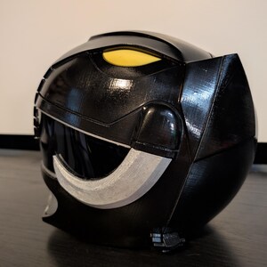 Zwarte Ranger-helm (cosplay) afbeelding 10