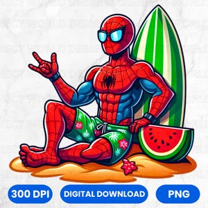Letnia atmosfera dziecięca kreskówka Png, Cartoon Png projekt sublimacji, dziecięca kreskówka Png, obraz plaży kreskówki Png, natychmiastowe pobieranie cyfrowe
