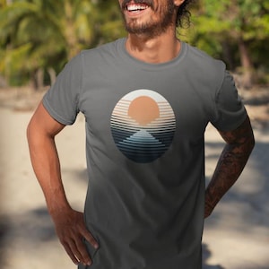 Vintage Surf T-Shirt, Organic Cotton Surf Tee, Unisex Surf Shirt, Retro Surf Clothing, Sustainable Surf T-Shirt