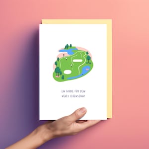 Día de San Valentín, Tarjeta de cumpleaños de golf imprimible, Regalo para golfista, Tarjeta divertida para él, Tarjeta de felicitación de humor, Impresión digital instantánea, Fanático del golf