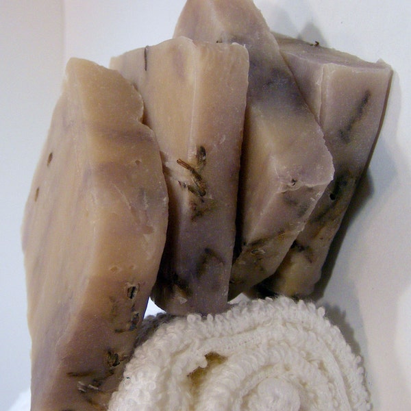 Soap Sample Bar - Lavender n Lemongrass Botanical Infused Bath Soap - 1oz Trial Size Bar