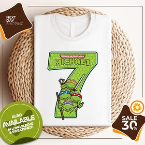 Ninja Turtles Birthday shirt | Ninja Turtles shirt | Custom Turtle Birthday Party Shirts | Turtles | Turtles Shirt | Ninja Turtle tshirt